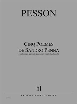 couverture Pomes de Sandro Penna (5) Editions Henry Lemoine