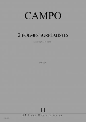 couverture Pomes surralistes (2) La Libellule bleue - Nuit chromatique Editions Henry Lemoine