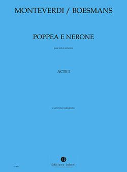 couverture Poppea e Nerone Jobert