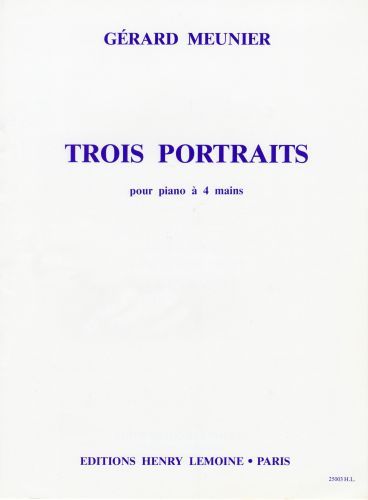 couverture Portraits (3) Editions Henry Lemoine