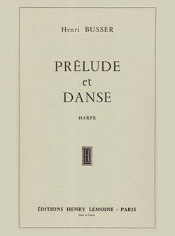 couverture Prlude et Danse Editions Henry Lemoine