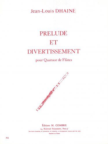 couverture Prlude et divertissement Combre