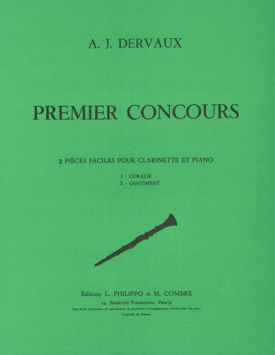 couverture Premier concours (Coralie - Gentiment) Combre