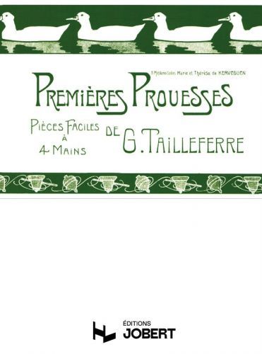 couverture Premires prouesses - 6 Pices faciles Jobert