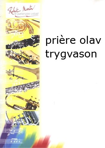 couverture Prire Olav Trygvason Editions Robert Martin