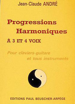 couverture Progressions harmoniques  3 et 4 voix Paul Beuscher