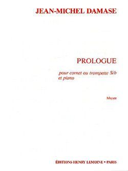 couverture Prologue Editions Henry Lemoine