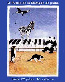 couverture Puzzle de la Mthode de piano Editions Henry Lemoine