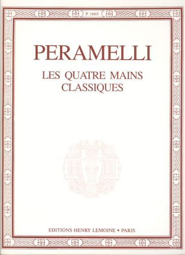 couverture Quatre mains classiques Editions Henry Lemoine