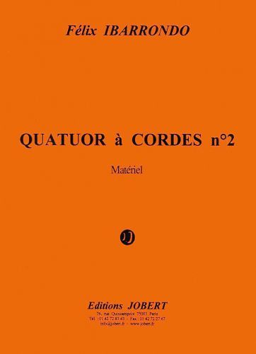 couverture Quatuor  cordes n2 Jobert