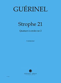 couverture Quatuor  cordes n2 Strophe 21 Jobert