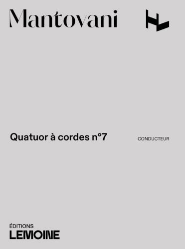 couverture Quatuor  cordes n7 Editions Henry Lemoine