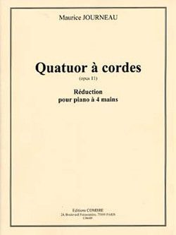 couverture Quatuor  cordes Op.11 Combre