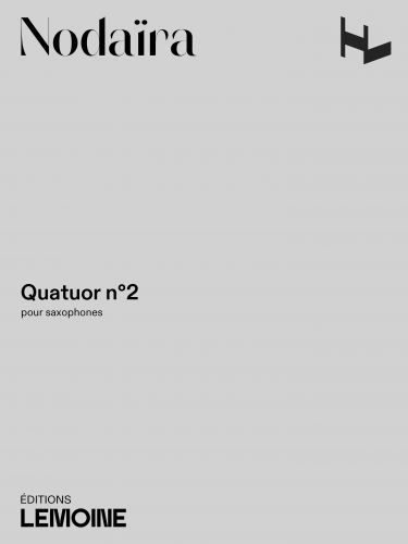 couverture Quatuor de saxophones n2 Editions Henry Lemoine