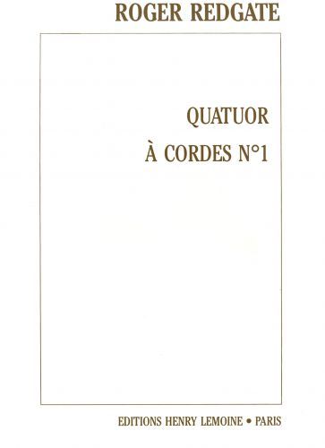 couverture Quatuor n1 Editions Henry Lemoine