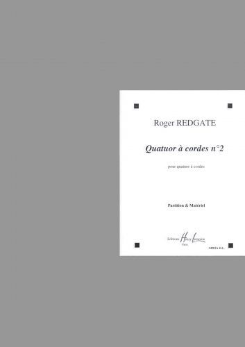 couverture Quatuor n2 Editions Henry Lemoine