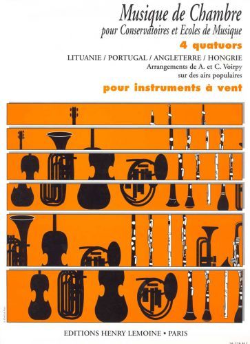 couverture Quatuors (4) Editions Henry Lemoine