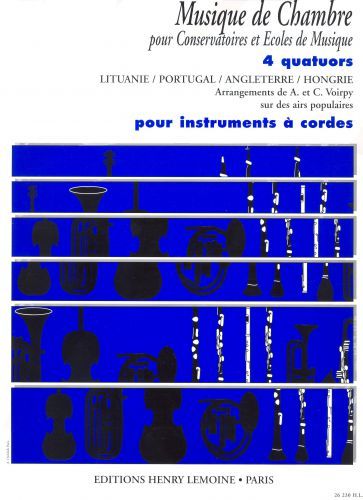 couverture Quatuors (4) Editions Henry Lemoine