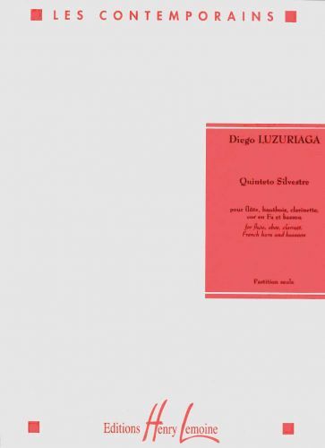 couverture Quinteto Silvestre Editions Henry Lemoine