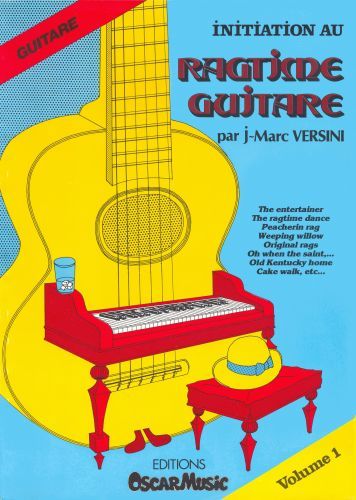 couverture Ragtime Guitare Editions Henry Lemoine