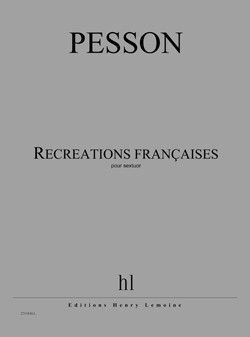 couverture Rcrations franaises Editions Henry Lemoine