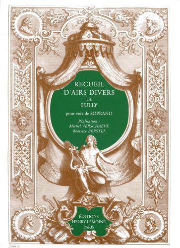 couverture Recueil d'airs divers Editions Henry Lemoine