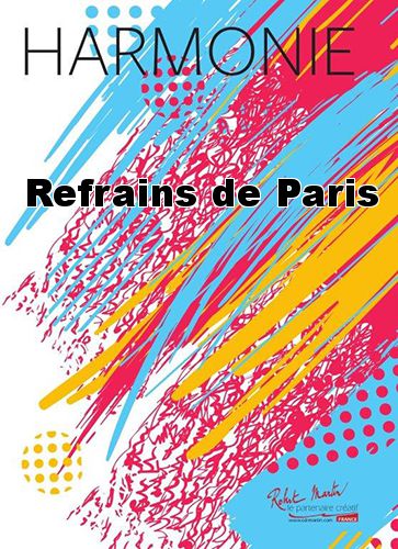 couverture Refrains de Paris Martin Musique
