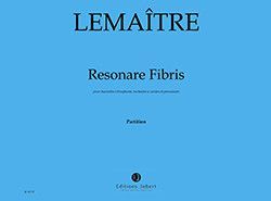 couverture Resonare Fibris Jobert