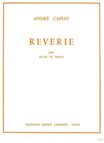 couverture Rverie Editions Henry Lemoine