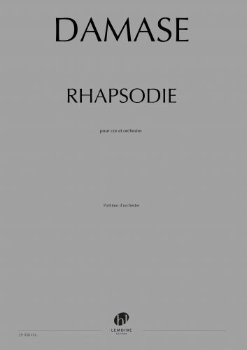 couverture Rhapsodie Editions Henry Lemoine