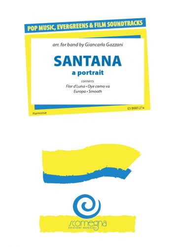 couverture Santana a Portrait Scomegna