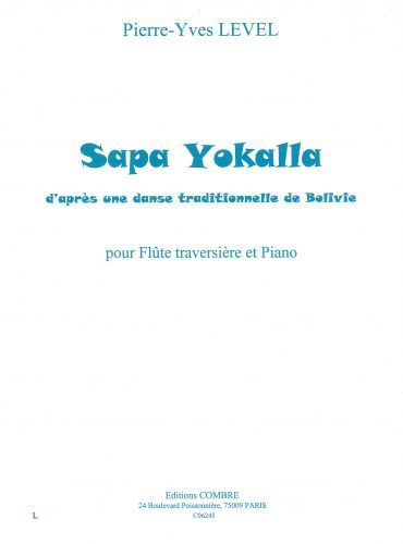 couverture Sapa yokalla (d'aprs une danse de Bolivie) Combre