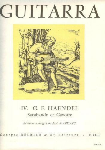 couverture Sarabande et Gavotte Delrieu