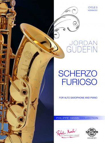 couverture SCHERZO FURIOSO pour Deux Saxophones (Soprano et tnor Editions Robert Martin
