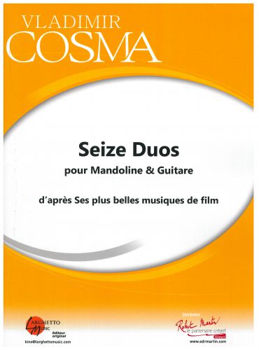 couverture SEIZE DUOS pour Mandoline et Guitare Editions Robert Martin