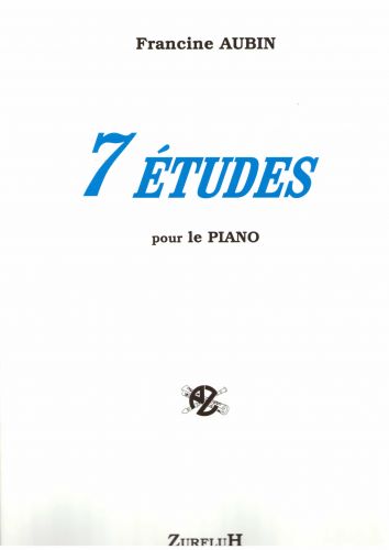 couverture Sept Etudes Pour Piano Editions Robert Martin