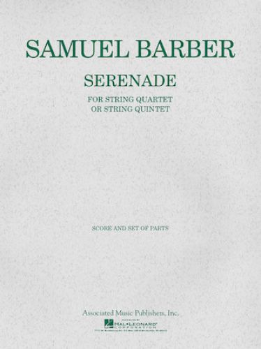 couverture Serenade Op.1 G. Schirmer