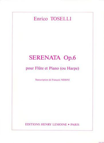 couverture Serenata Op.6 Editions Henry Lemoine