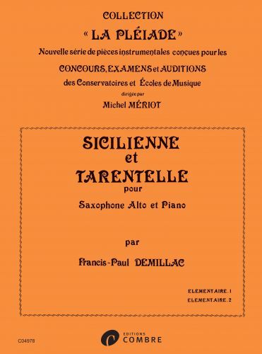 couverture Sicilienne et tarentelle Combre