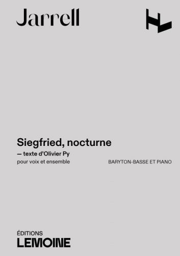 couverture Siegfried, nocturne Editions Henry Lemoine