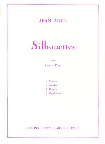 couverture Silhouettes Op.97 Editions Henry Lemoine