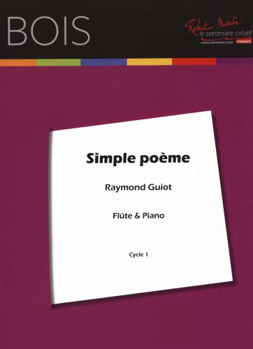 couverture Simple Pome Editions Robert Martin