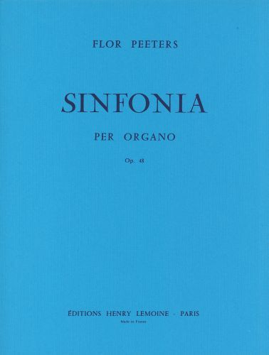 couverture Sinfonia Op.48 Editions Henry Lemoine