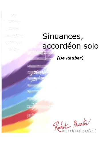 couverture Sinuances, Accordon Solo Martin Musique