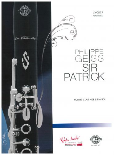 couverture SIR PATRICK (clarinette sib et piano) Editions Robert Martin