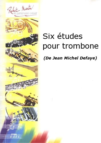 couverture Six tudes pour Trombone Editions Robert Martin
