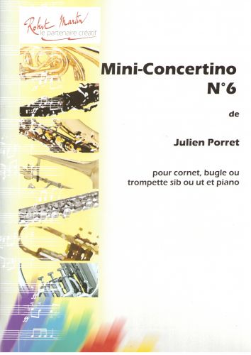 couverture Sixime Mini-Concertino, Sib ou Ut Editions Robert Martin