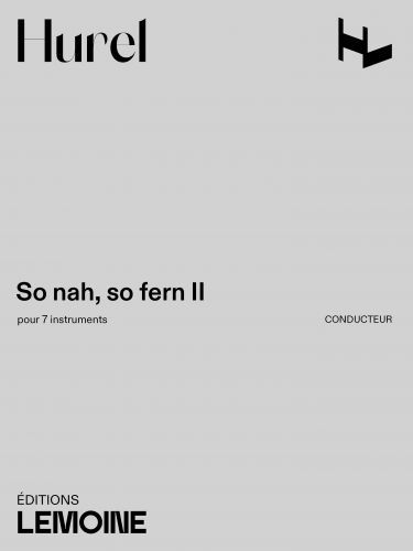 couverture So nah, so fern II Editions Henry Lemoine