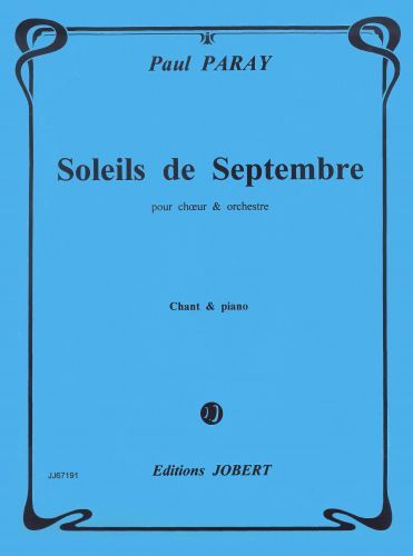 couverture Soleil de septembre Jobert