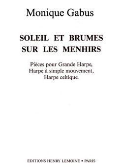 couverture Soleil et brumes sur menhirs Editions Henry Lemoine